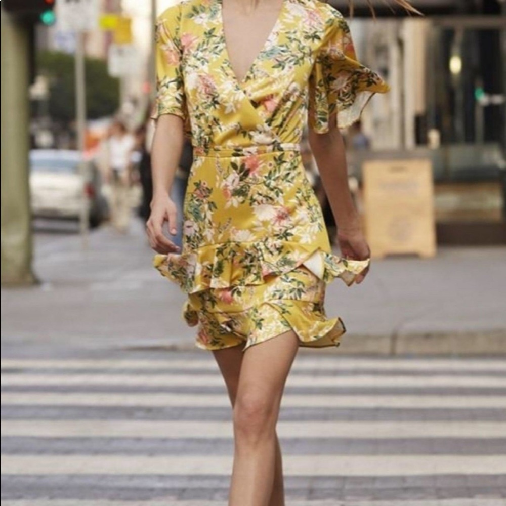 StyleStalker Isabelle floral print dress